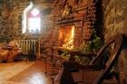 Fireplace in the dining room, Fort Baikal